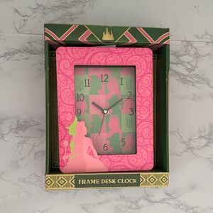 Wicked Glinda & Elphaba Silhouette Frame Desk Clock